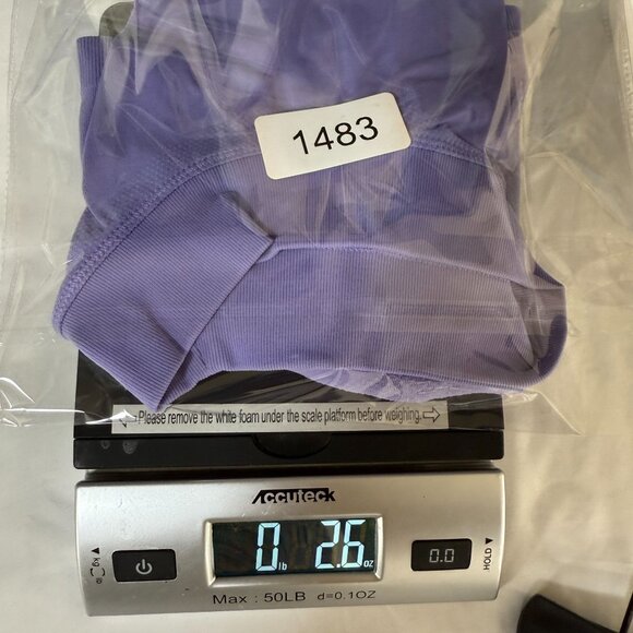 Athleta Women S/M Momentum Seamless Mock Tank Sleeveless Athleisure Purple - Picture 6 of 6